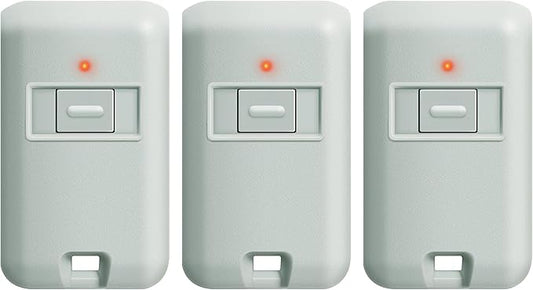 3 for Multi-Code 3089 MultiCode 308911 Linear MCS308911, 300MHZ 10 Dip Switch Gate Opener Remote (3-Year-Warranty)