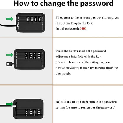 2 Pack Refrigerator Lock, Cabinet Locks, Child Safety Cabinet Locks, with Combination Fridge Lock, for Fridge, Cabinets, Window, Drawers, Adhesive Installation, No Drilling Required(Black)