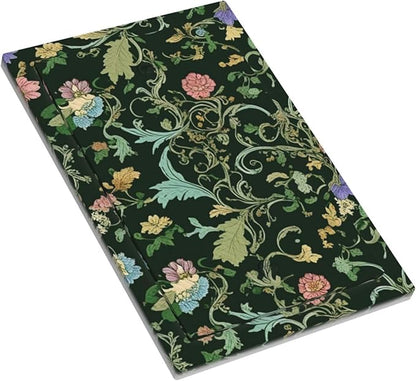 Decorative Light Switch Cover Plate Vintage Green Leaf Plant Rustic Pink Flower 1 Gang No Device Single Blank Outlet Covers Wall Plate Cover Switchplate Electrical Faceplate