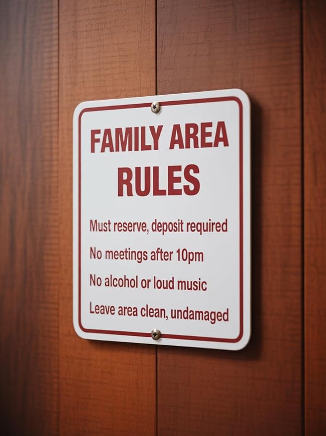 Custom Aluminum Signs – Personalized Weatherproof Metal Signs for Indoor & Outdoor Use – Multiple Sizes – Add Text/Logo – Optional Reflective & Double-Sided Printing – for Home, Business, Hazard, Garden, Door & Commercial Use (vertical 2, 16x12inch)