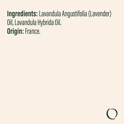 LIVEDROPS 24/7 Relaxed Lavender Essential Oil, Natural Vegan Aromatherapy for Diffuser or Diluted Skin Use, Calming Floral Herb Scent, Made in France, Bottled in USA, Clinically Tested, 10ml