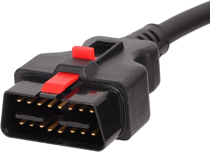 Diagnostic Extender Cable Kit for, OBD2 16pin Extension Cable, 14pin Connection Network Cable, Plug and Play Scanner Adapter with ABS Material for Car Diagnostic Tool