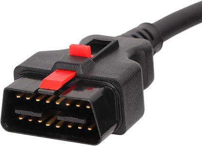 Diagnostic Extender Cable Kit for, OBD2 16pin Extension Cable, 14pin Connection Network Cable, Plug and Play Scanner Adapter with ABS Material for Car Diagnostic Tool