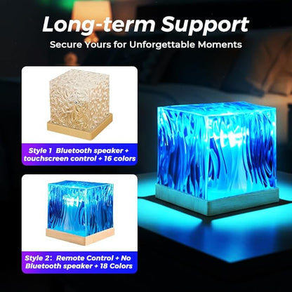 Northern Lights Projector with Remote, 18-Color Aurora Night Light for Bedroom, Galaxy Projector for Teens, Christmas Gift for Boys & Girls (with Bluetooth Speaker)