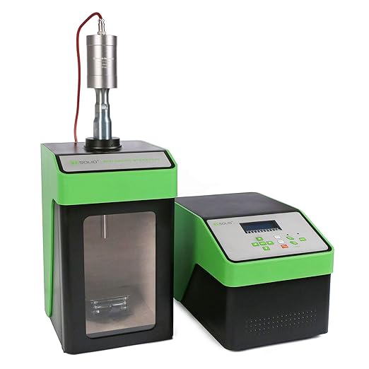 U.S. Solid 300 W Ultrasonic Homogenizer - 8 mm Probe, 5-200 ml Sample Capacity, Laboratory Sonicator Processor, Research Cell Disruptor & Industrial Mixer