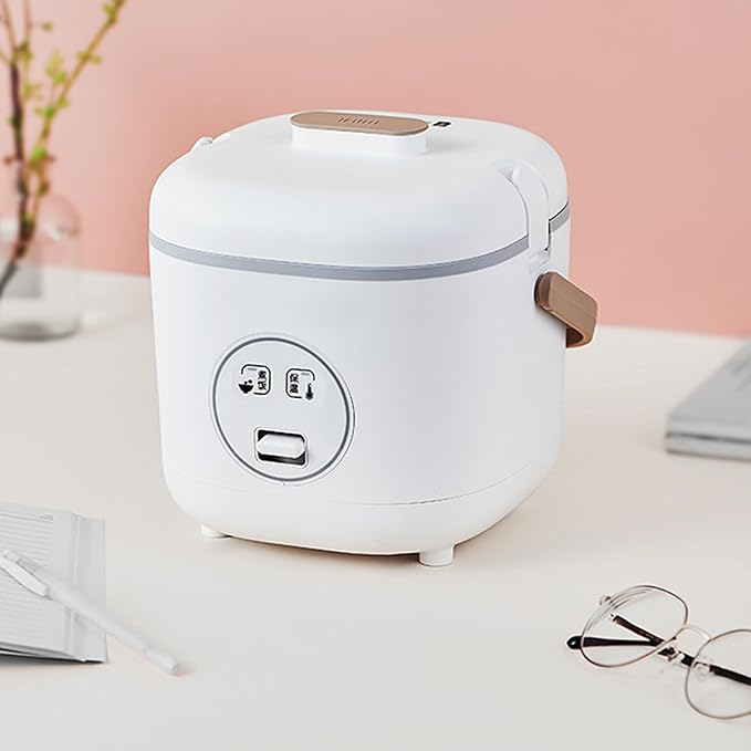 Rice Cooker, Ceramic Non-Stick Inner Pot, 1.2L Capacity, Suitable for 1-3 People, Multi-Function Household Small Portable Smart Cooker