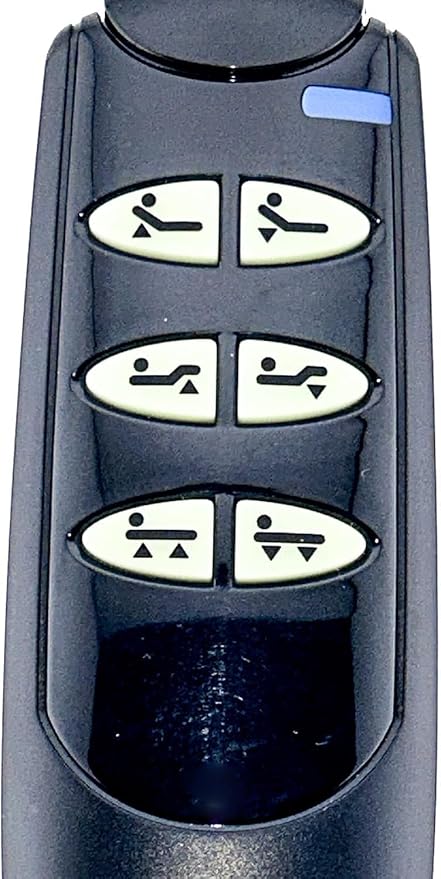 6 Button 7-Pin Hand Control Pendant for The Drive Medical Ultra Light Delta Bed (15033 & 15235) - Replacement Remote Compatible with Listed Model Hospital Beds Only, Drive PN 15033HC-G