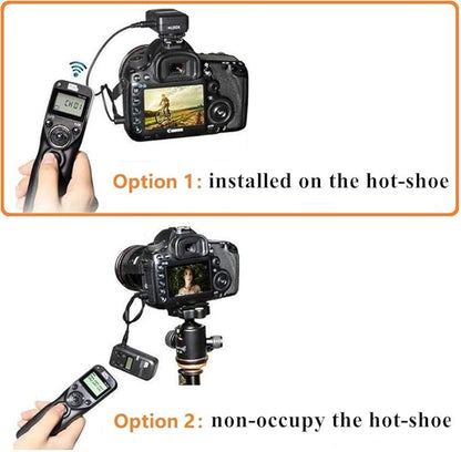 Pixel Wireless Timer Remote Shutter Release TW283-S2 Wireless Remote Control Wire Release Compatible with Sony a1 a9 a7 a7R a7S a6600 a6500 a6400 a6300 a6100 a6000 a5000 RX100II RX10 RX0 a68 ZV-1 HX99