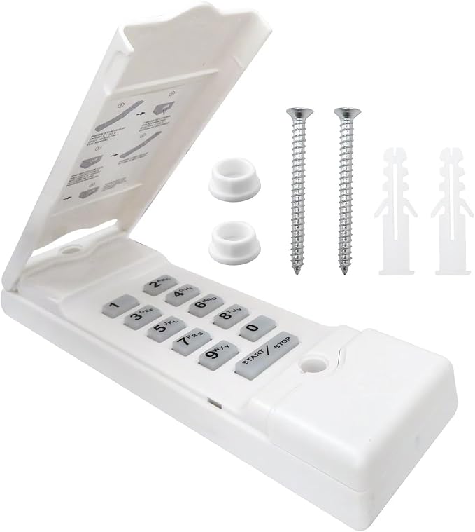 Upgraded Wireless Keypad for Linear MDTK – Secure & Easy-to-Program Garage Door Access