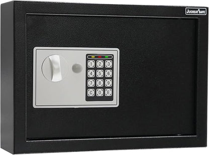JUGREAT 60 Keys Cabinet with Sensor Light,Electronic Key Safe,Pin Code Keyless Storage Box for Keys,Secure Wall Mount Safe with 60 Key Tags