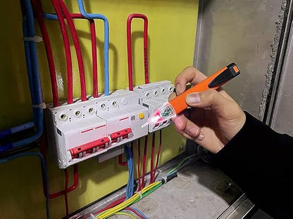 Non-Contact Voltage Tester Tools,LED Flashlight,Buzzer Alarm,AC Voltage Detector Pen,Test Range 60V - 1000V for Live/Null Wire Judgment