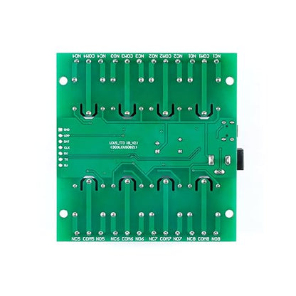LCUS-8 USB Relay Module 8 Channel with Overcurrent Protection for Home Automation, Serial Control, Intelligent USB Switch