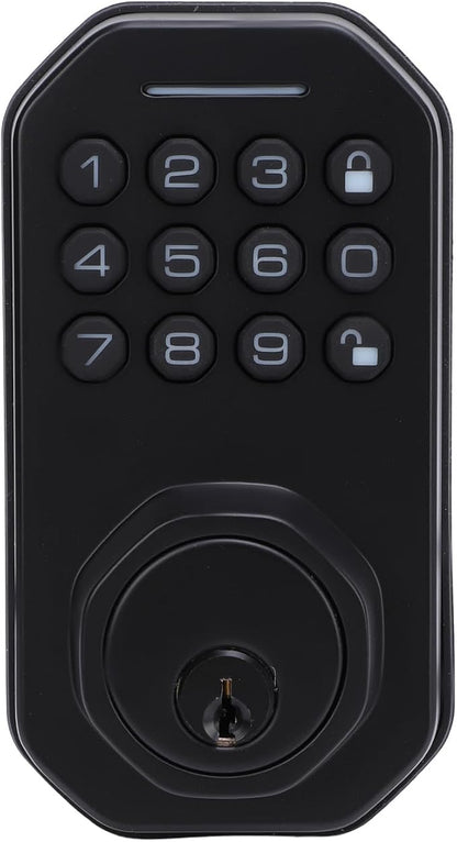 Smart Deadbolt Door Lock with Digital Electronic Keypad, Alloy Construction, 2 Keys - Auto Locking, Virtual Password Security, Suitable for Home Apartment Villa