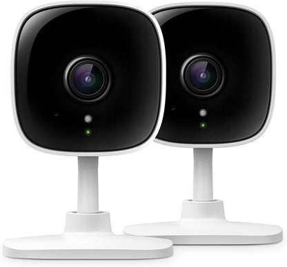 Tapo 2K Security Camera for Baby Monitor, Dog Camera w/Motion Detection, 2-Way Audio, Night Vision, Cloud & SD Card Storage (Up to 256 GB), Works w/Alexa & Google Assistant, 2-Pack C110P2