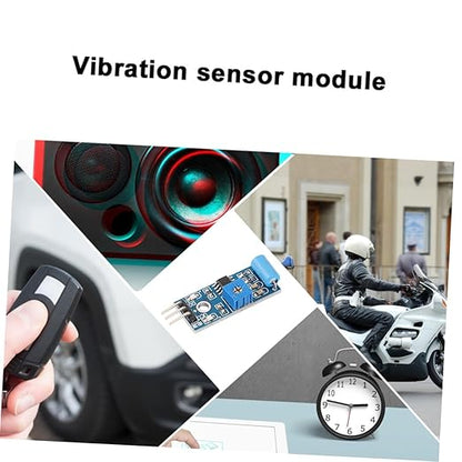Luxshiny 10pcs Normally Closed Type Sensor Module Alarm System for Theft and Earthquake Detection Microcontroller Compatible Low Level Output Trigger