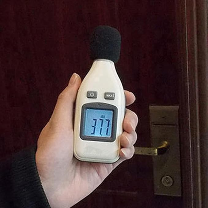 Digital Decibel Meter Sound Levels Reader Sound Meter for Accurate Noise Measurement in Homes Office Construction site
