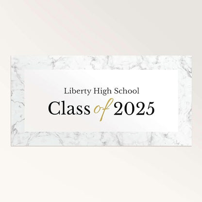 Staples Custom Scrim Vinyl Banner - 72W" x 24L" Quote Banner with 4 Grommets - Durable Outdoor Sign for Events, Promotions, and Business Advertising (Marble)