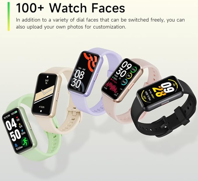 Fitness Trackers,Smart Band 24/7 Health Monitoring,Blood Oxygen Heart Rate Sleep Monitor,Calorie Pedometer Steps Counter Activity watchs/Notifications for iOS/Android