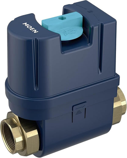 Moen Flo Smart Water Monitor and Automatic Shutoff Sensor, Wi-Fi Connected Water Leak Detector for 1-1/4-Inch Diameter Pipe, 900-002