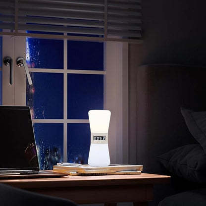 Electronic Hourglass LED Timer, Visual Countdown Clock with Flowing Light, Digital Sand Timer for Kids, Focus Training, Pomodoro, ADHD Support Timer