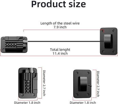 Fridge Lock Children refrigerator lock Fridge password lock can be easily installed without tools, and are suitable for refrigerators, dishwashers.