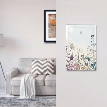 Colorful Wildflower Watercolor Dandelion Floral Light Switch Cover Plate 1 Gang No Device Blank Electrical Wall Plates Faceplate Decorative Switch Plate For Cabin Home Decor