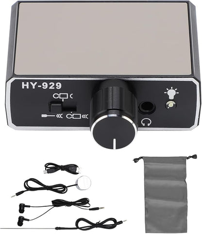 Water Leakage Detector, Underground Water Pipe Leak Detector Monitor with Intelligent High Sensitivity for Site Construction, Car Maintenance and Pipeline Locator