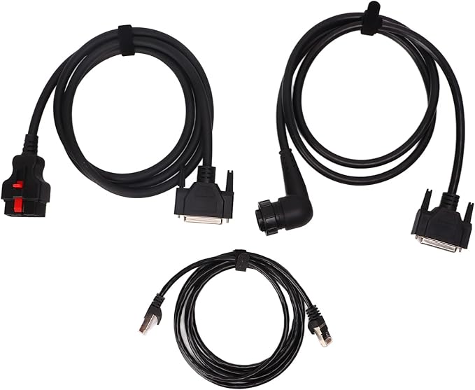 Diagnostic Extender Cable Kit for, OBD2 16pin Extension Cable, 14pin Connection Network Cable, Plug and Play Scanner Adapter with ABS Material for Car Diagnostic Tool