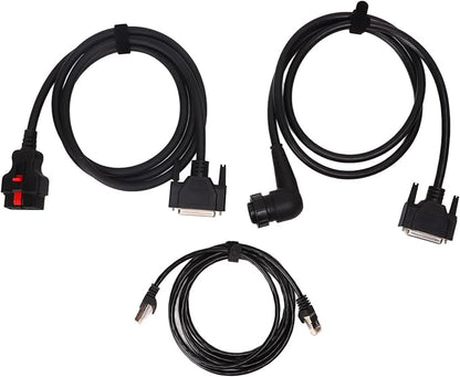 Diagnostic Extender Cable Kit for, OBD2 16pin Extension Cable, 14pin Connection Network Cable, Plug and Play Scanner Adapter with ABS Material for Car Diagnostic Tool