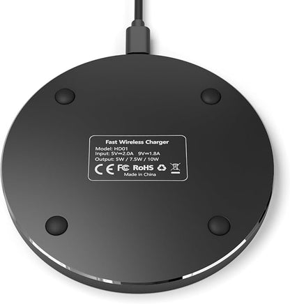 Keepsake Wireless Charging Pad, Custom Photo & Logo Design, Personalized 15W Phone Charger for Christmas or Any Occasion Gift