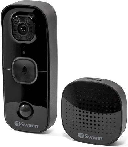 Swann Buddy Video Doorbell, 2 Piece Set