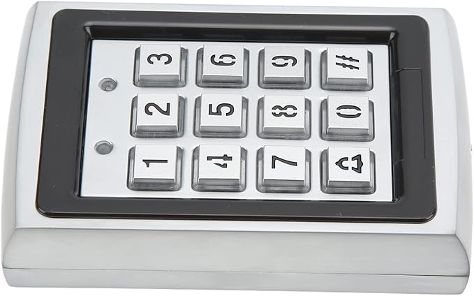 Door Access Control Machine Keyless Entry Pad Metal Shell , Smart RFID Reader Wired Garage Door Keypad Access Control System - Impact , Large Capacity, Ideal