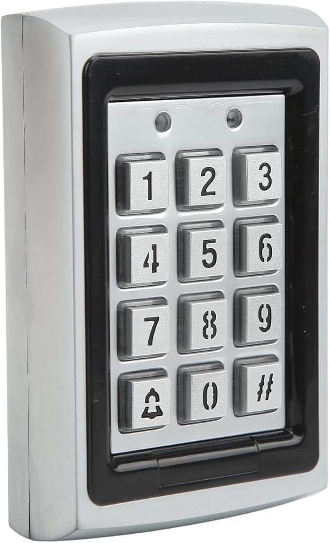 Door Access Control Machine Keyless Entry Pad Metal Shell , Smart RFID Reader Wired Garage Door Keypad Access Control System - Impact , Large Capacity, Ideal