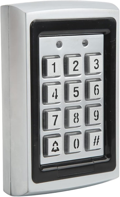 Door Access Control Machine Keyless Entry Pad Metal Shell , Smart RFID Reader Wired Garage Door Keypad Access Control System - Impact , Large Capacity, Ideal