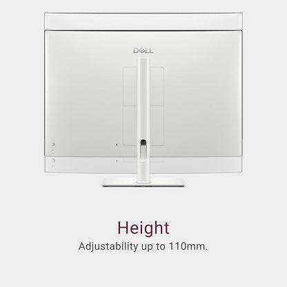 Dell 32 Plus 4K QD-OLED Monitor S3225QC - 31.6-inch (3840 x 2160) 120Hz 0.03ms Display, AI-Enhanced 3D Spatial Audio, Height/Tilt/Swivel/Slant Adjustment - Ash White