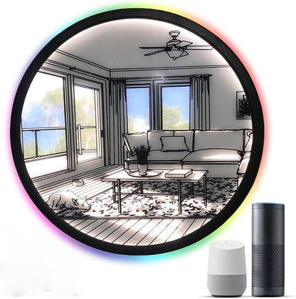 12" Smart Decorative Lamp, Light Painting, Recessed Ceiling Light, Compatible with Alexa, Google Home, for Bedroom, Study, Living Room Voice/Remote/App Controls,Smart Ceiling Light.