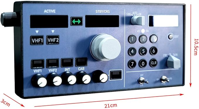 Rowsfire A105 V3.0 A32X Panel, All-in-One RMP+ATC+ACP Panel for MSFS 2020/2024, Compatible with FBW INibuild - Windows Flight Sim Home Cockpit