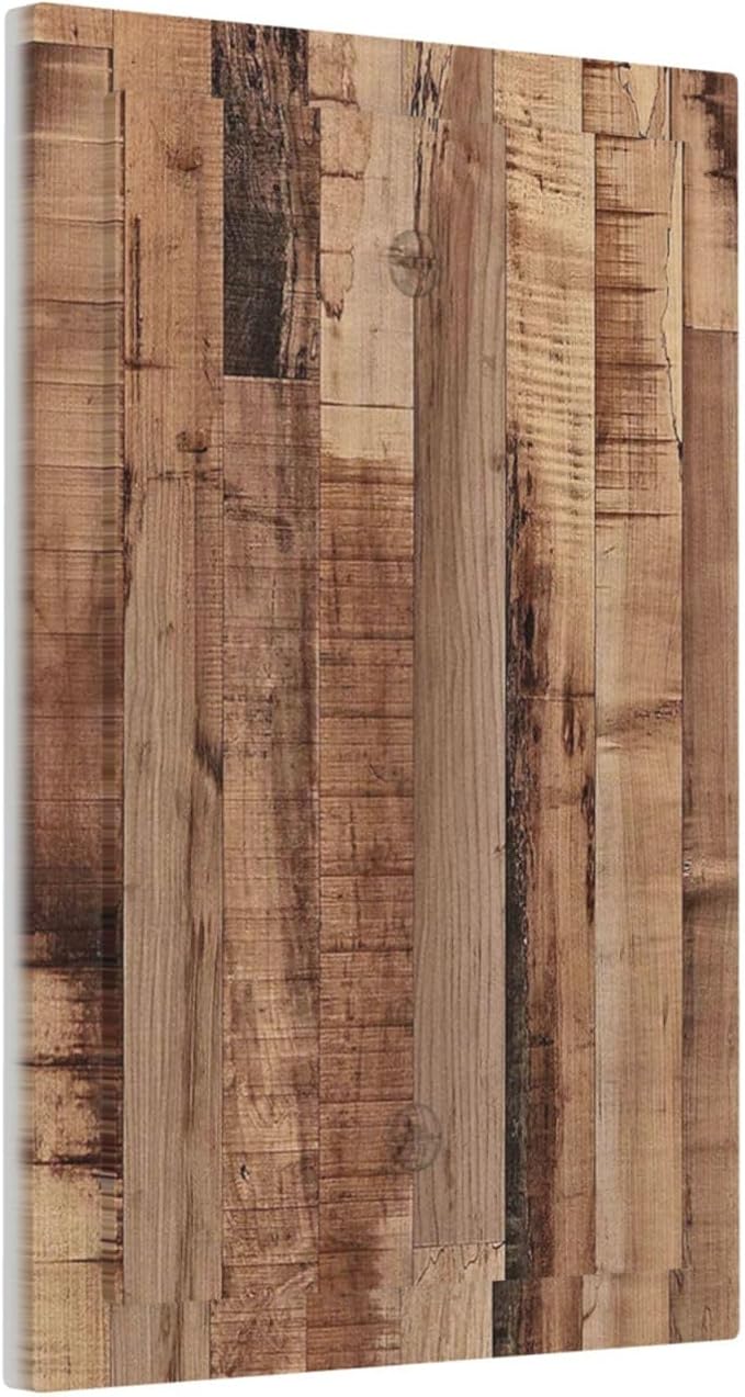 Light Switch Cover Plate Rustic Brown Wood Grain 1 Gang No Device Blank Electrical Wall Plates Faceplate Decorative Switch Plate for Farmhouse Kitchen Decor