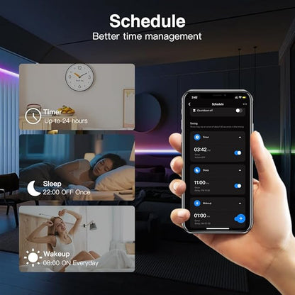 WiFi Tuya SPI Digital Pixel LED Strip Light Controller Smart Life App Control Over 40 Dynamic Lighting Easy to Setup for WS2811 TM1814B TM1934A SK6812 WS2801 WS2805 UCS2904B