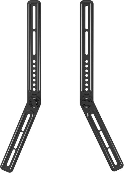 Universal Sound Bar Mounts Fits Most 23 to 65 Inch TVs Soundbar TV Mount Bracket Above or Under TV, up to 22 lbs SBR302