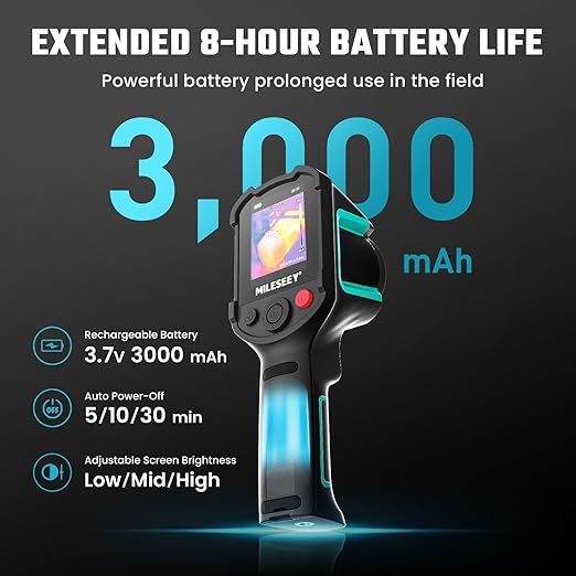 MILESEEY TR10 Thermal Imaging Camera,Super Resolution 192 x 192 Thermal Camera,25 Hz Refresh Rate, -4°F to 1022°F Handheld Infrared Imager,8-Hour Battery Life Infrared Camera
