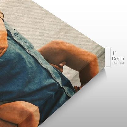 Renditions Gallery Set of 4, 8X10 Custom Photo Prints with Real Wood Picture Frames. Create Personalized Photos with Peel & Stick Photo Frames. Wrapped Canvas