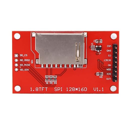 1.8 inch SPI TFT LCD Color Display Module Touch Panel, ST7735 128x160 Touch Screen Monitor Module 51/AVR/STM32/ARM 8/16 bit for DIY