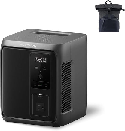 EF ECOFLOW Portable Power Station DELTA 3 1000 Air, 960Wh LiFePO4 (LFP) Battery, 500W AC Output Solar Generator(Solar Panel Optional) for Home Backup Power, Camping & RVs