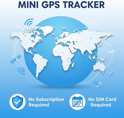 2 Pack GPS Tracker for Car Work with Find My (iOS Only) No Subscription Real Time Smart Vehicle Tracker Tags Global Mini Hidden Locator Tracking Devices with Magnetic Case No Monthly Fee for Bike Pets