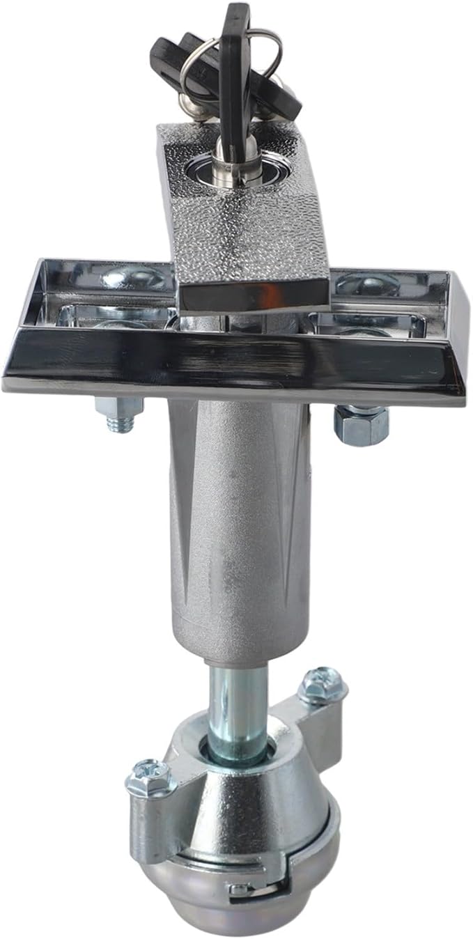 Zinc Alloy T-Type Cabinet Lock for Vending Machines,Water Dispensers Car Wash Systems,Salt Spray Tested 48H,Anti-Theft Screws,Secure T-Lock with 3 Keys,Silver