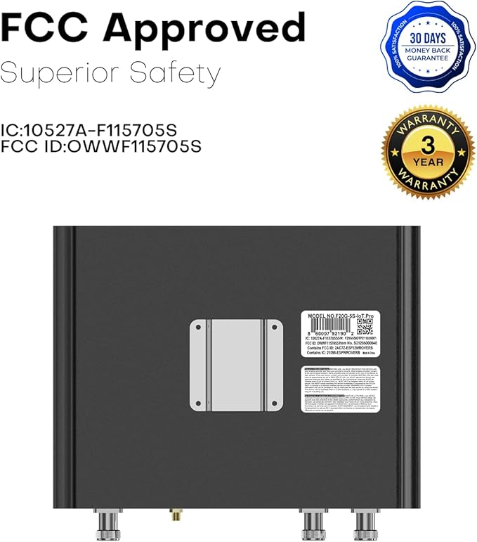 HiBoost Cell Phone Booster for Multiroom, Boost Cellular Signal up to 10,000 sq ft for All U.S. Carriers | Cell Phone Signal Boosters with 2 Inside Antennas Set for Homes & Offices 2-Story