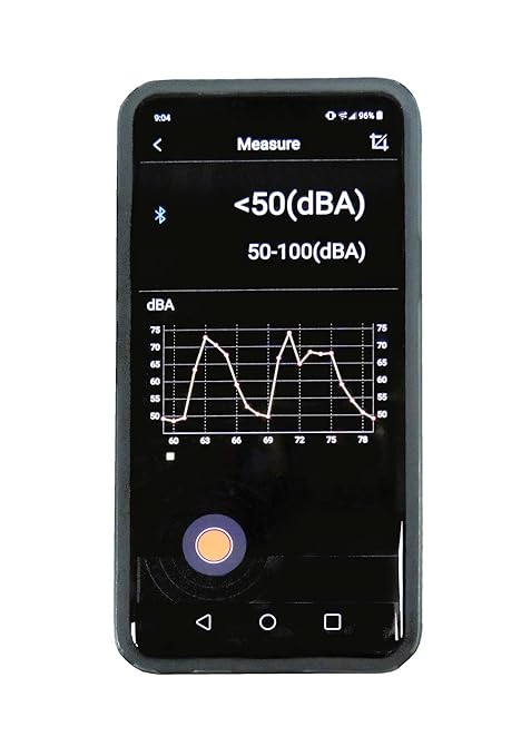 Sper Scientific Decibel Meter 850019 w/Bluetooth, Sound Level Meter 35 to 130 dB, SPL A/C Weighted, Dual Range Max/Min & Data Hold, Compact Audio Noise Measuring Device, Large Backlit Display - 2 pc