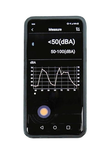 Sper Scientific Decibel Meter 850019 w/Bluetooth, Sound Level Meter 35 to 130 dB, SPL A/C Weighted, Dual Range Max/Min & Data Hold, Compact Audio Noise Measuring Device, Large Backlit Display - 2 pc