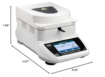 Moisture Analyzer Balances Meter 0.001g Readability, Touch Screen Lab Scale Balance, 120gx0.001grams, 110V